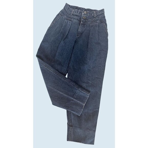 Vintage LEE Blue Moves High Waisted Mom Jeans 1980s Size 25 - Picture 1 of 8